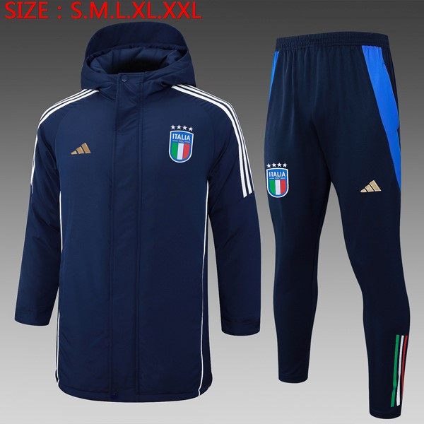 Abrigo Italia Conjunto Completo 2024/25 Azul